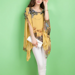 Women's Peony Batwing Chiffon Top Women's Peony Batwing Chiffon Top