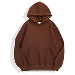 16.9oz 480gsm Heavy Weight Cotton Plus Velvet Hooded Sweater Men