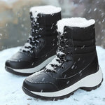 Boots for Women Platform Outdoor Snow Boots Non-slip Winter Walking