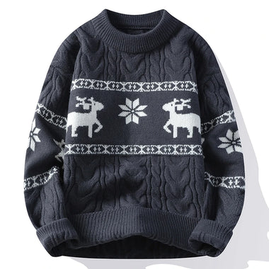 2024 New Fall Winter High End Luxury Cashmere Sweater Men Thick Warm