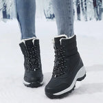 Boots for Women Platform Outdoor Snow Boots Non-slip Winter Walking