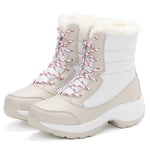 Boots for Women Platform Outdoor Snow Boots Non-slip Winter Walking