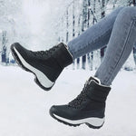 Boots for Women Platform Outdoor Snow Boots Non-slip Winter Walking